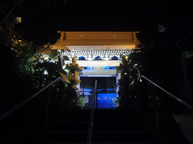 満福寺 2014<br>（神奈川県鎌倉市）のイルミネーション施工例